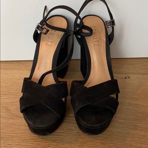 Black high heels